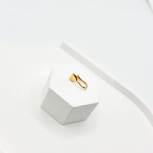 Earcuff mini corazón liso - Imagen 1