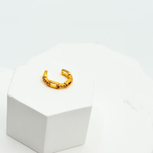 Earcuff mini cadena-zircón - Imagen 1