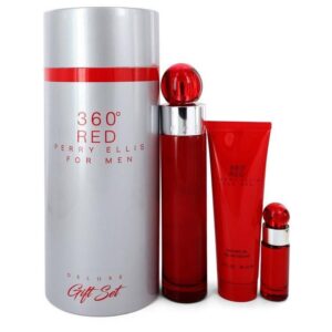 ESTUCHE PERRY ELLIS 360 COLLECTION RED  EDT / H 3PZS 3.4 OZ + SG + 7.5 ML - Imagen 1